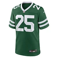 Men's Nike Israel Abanikanda Legacy Green New York Jets Team Game Jersey