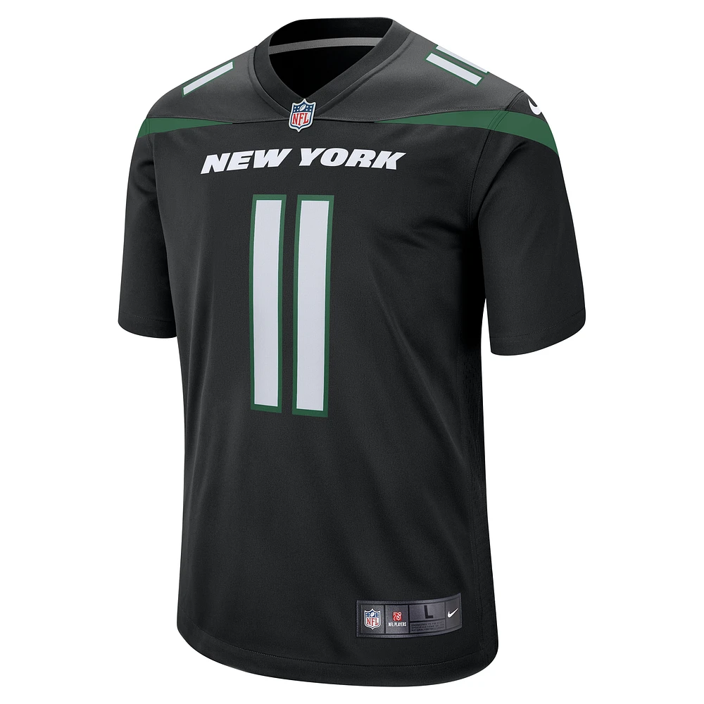 Men's Nike Jermaine Johnson II Black New York Jets Alternate Game Jersey