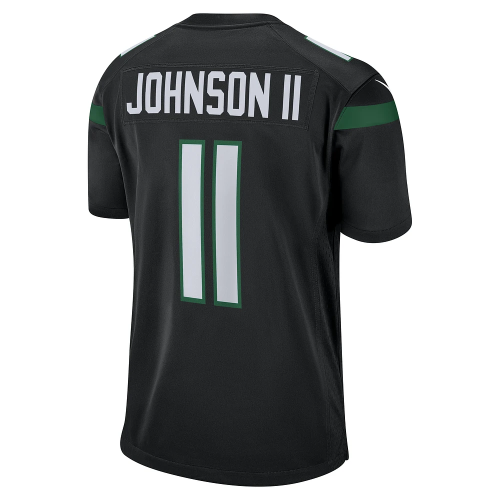 Men's Nike Jermaine Johnson II Black New York Jets Alternate Game Jersey