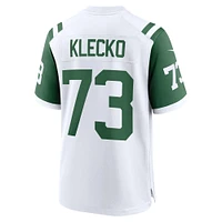 Maillot de match joueur retraité alternatif classique Nike Joe Klecko des New York Jets pour homme, blanc