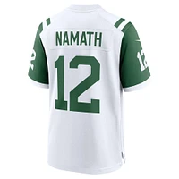 Men's Nike Joe Namath White New York Jets Classic Alternate Retired Player Game Jersey