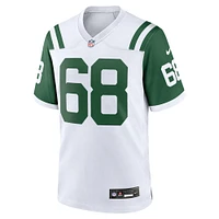 Maillot Nike Kevin Mawae blanc pour homme, joueur retraité des New York Jets, match alternatif
