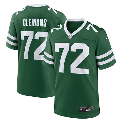 Maillot de match Nike Micheal Clemons Legacy Green New York Jets pour homme