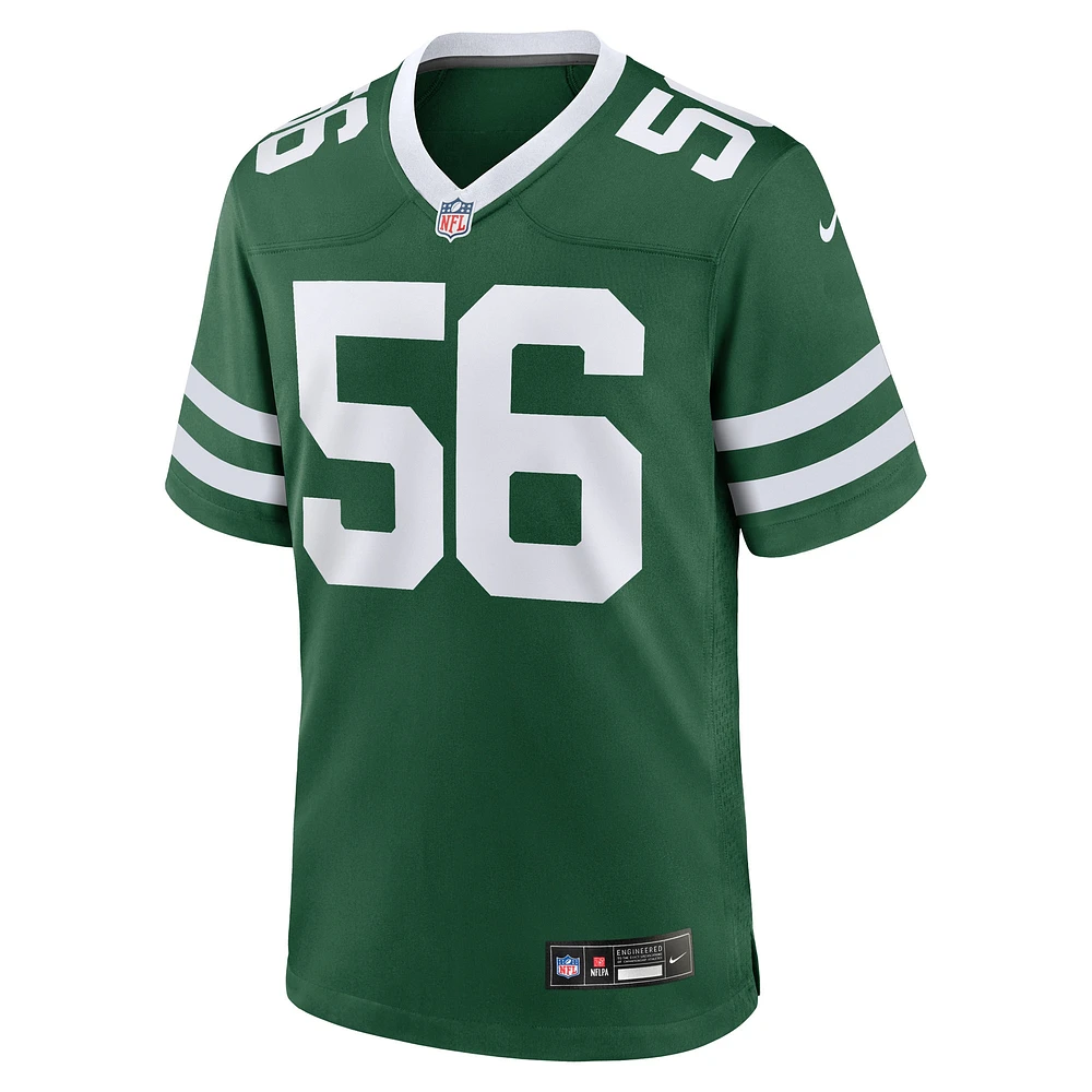 Men's Nike Quincy Williams Legacy Green New York Jets  Game Player Jersey