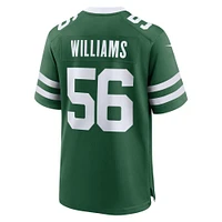 Men's Nike Quincy Williams Legacy Green New York Jets  Game Player Jersey
