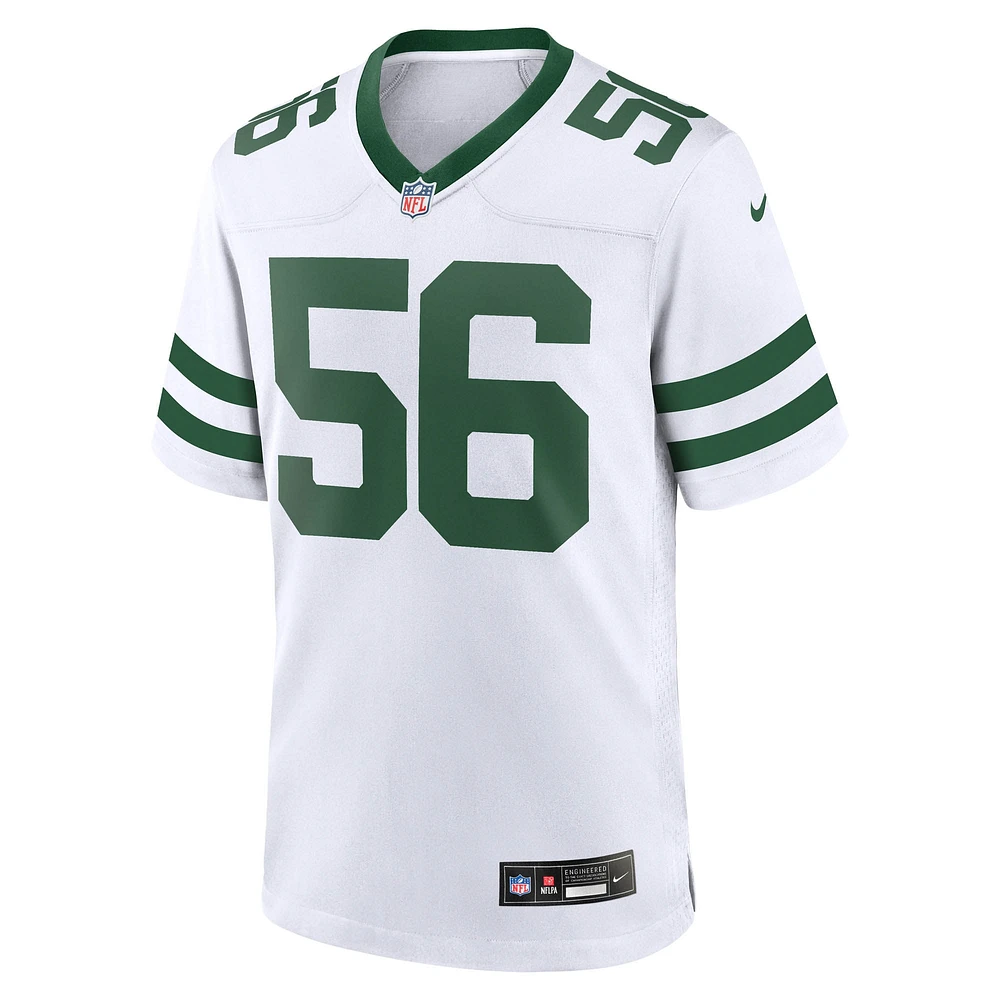 Men's Nike Quincy Williams Legacy White New York Jets Game Jersey