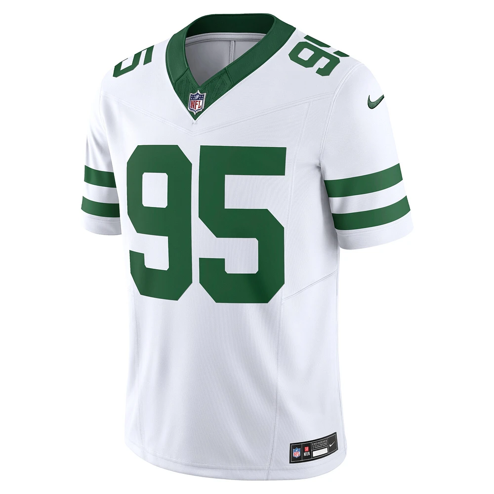Men's Nike Quinnen Williams Legacy White New York Jets Vapor F.U.S.E. Limited Jersey