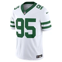 Men's Nike Quinnen Williams Legacy White New York Jets Vapor F.U.S.E. Limited Jersey