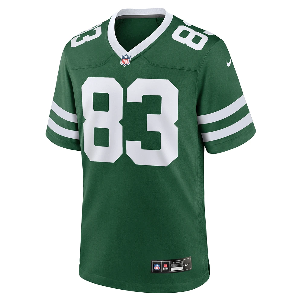 Maillot de jeu d'équipe Nike Tyler Conklin Legacy Green New York Jets pour homme