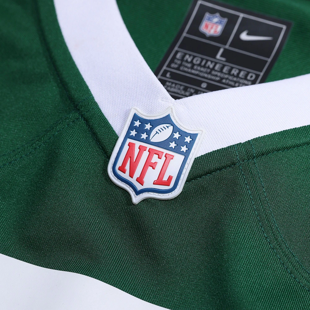 Maillot de jeu d'équipe Nike Tyler Conklin Legacy Green New York Jets pour homme