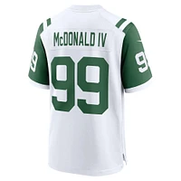 Men's Nike Will McDonald IV White New York Jets Classic Alternate Game Jersey