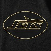 Men's Pro Standard Black New York Jets Full-Zip Varsity Jacket