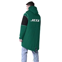 Men's Starter  Green New York Jets Dynasty Polyfill Stadium Full-Zip Jacket