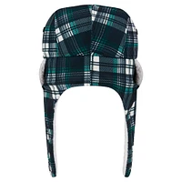 New Era Black York Jets Sideline Plaid Sherpa Trapper Hat