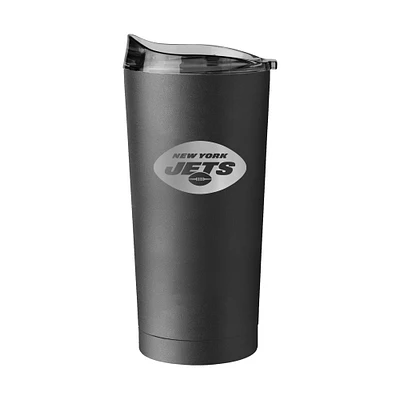 Jets de New York 20 oz. Gobelet en poudre noire