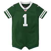 Newborn & Infant Nike Ahmad Sauce Gardner Legacy Green New York Jets Game Romper Jersey
