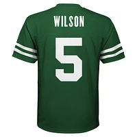 Preschool Garrett Wilson Legend Green New York Jets Replica Player Jersey