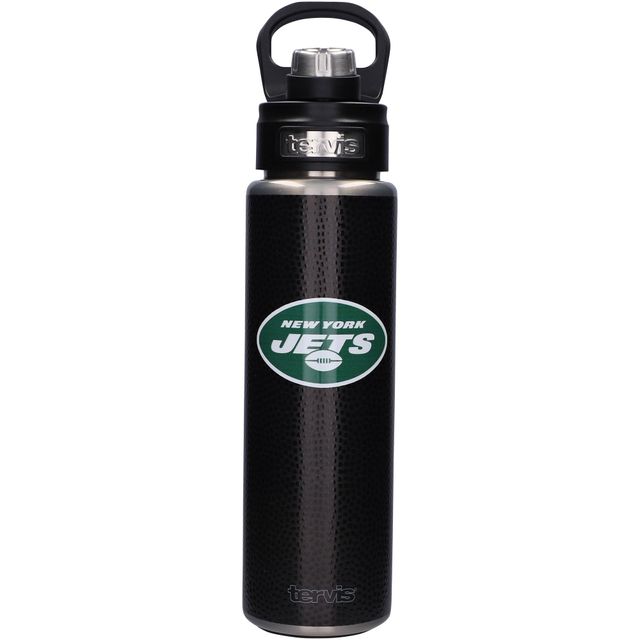 Jets de New York Tervis 24 oz. Bouteille d'eau en cuir à large ouverture