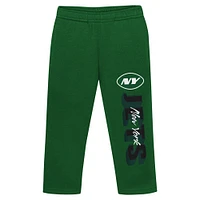 Toddler Green New York Jets Coin Toss Pullover Fleece Hoodie & Pants Set