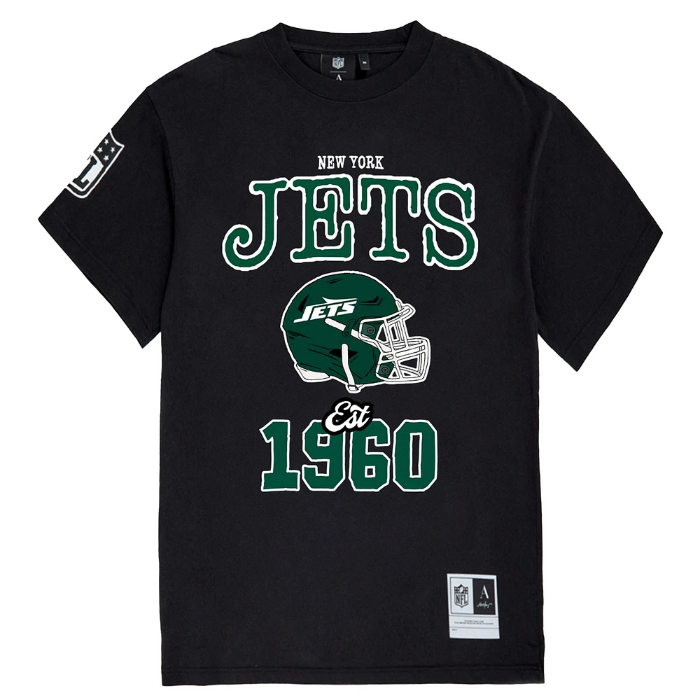 Unisex Black New York Jets x Aleali May T-Shirt