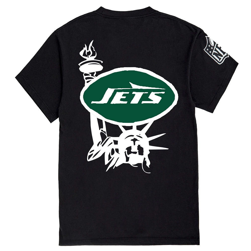 Unisex Black New York Jets x Aleali May T-Shirt