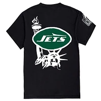 Unisex Black New York Jets x Aleali May T-Shirt