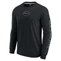Unisex Fanatics Black New York Jets Elements Strive Long Sleeve T-Shirt