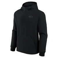 Unisex Fanatics Black New York Jets Front Office Tonal Tri-Blend Pullover Hoodie