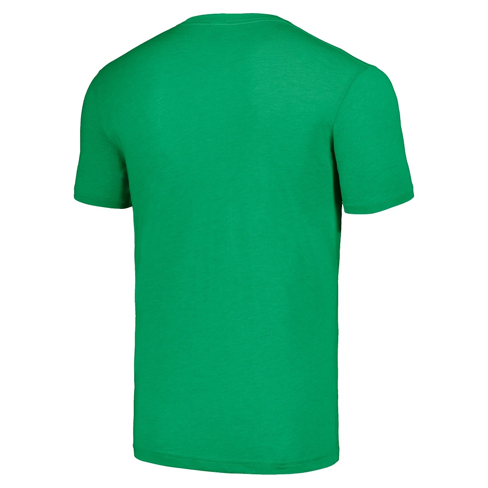 Unisex Homage  Green New York Jets Helmet Tri-Blend T-Shirt