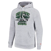 Unisex Homage  White New York Jets Grateful Dead Tri-Blend Pullover Hoodie