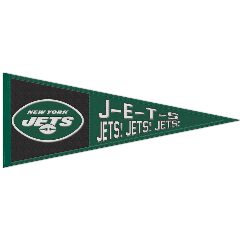 WinCraft New York Jets 13'' x 32'' Slogan - Fanion