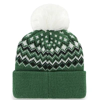 Women's '47 Green New York Jets Elsa Cuffed Knit Hat with Pom