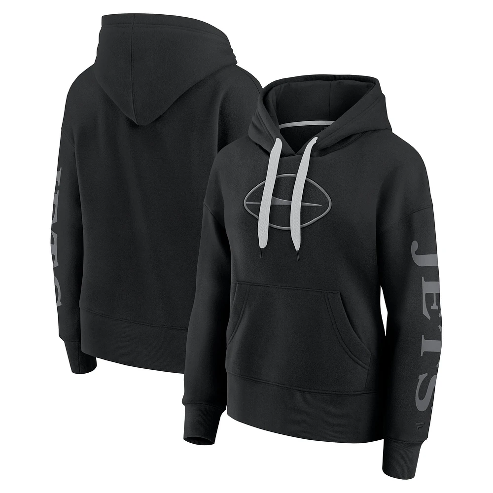 Women's Fanatics Black New York Jets Elements Next Pullover Hoodie