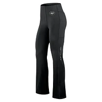 Legging évasé ajusté Fanatics pour femmes, noir, New York Jets Studio