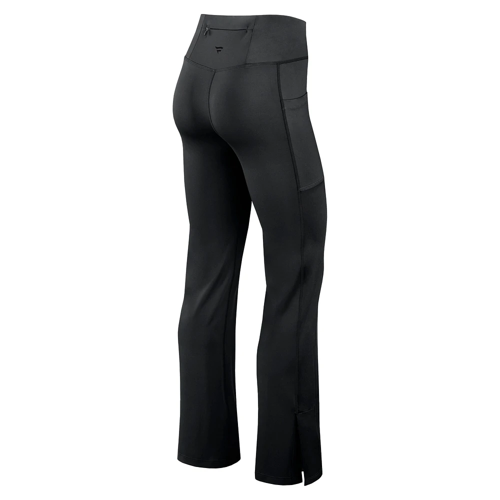 Legging évasé ajusté Fanatics pour femmes, noir, New York Jets Studio