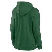 Women's Fanatics  Green New York Jets Primary Logo Pullover Hoodie