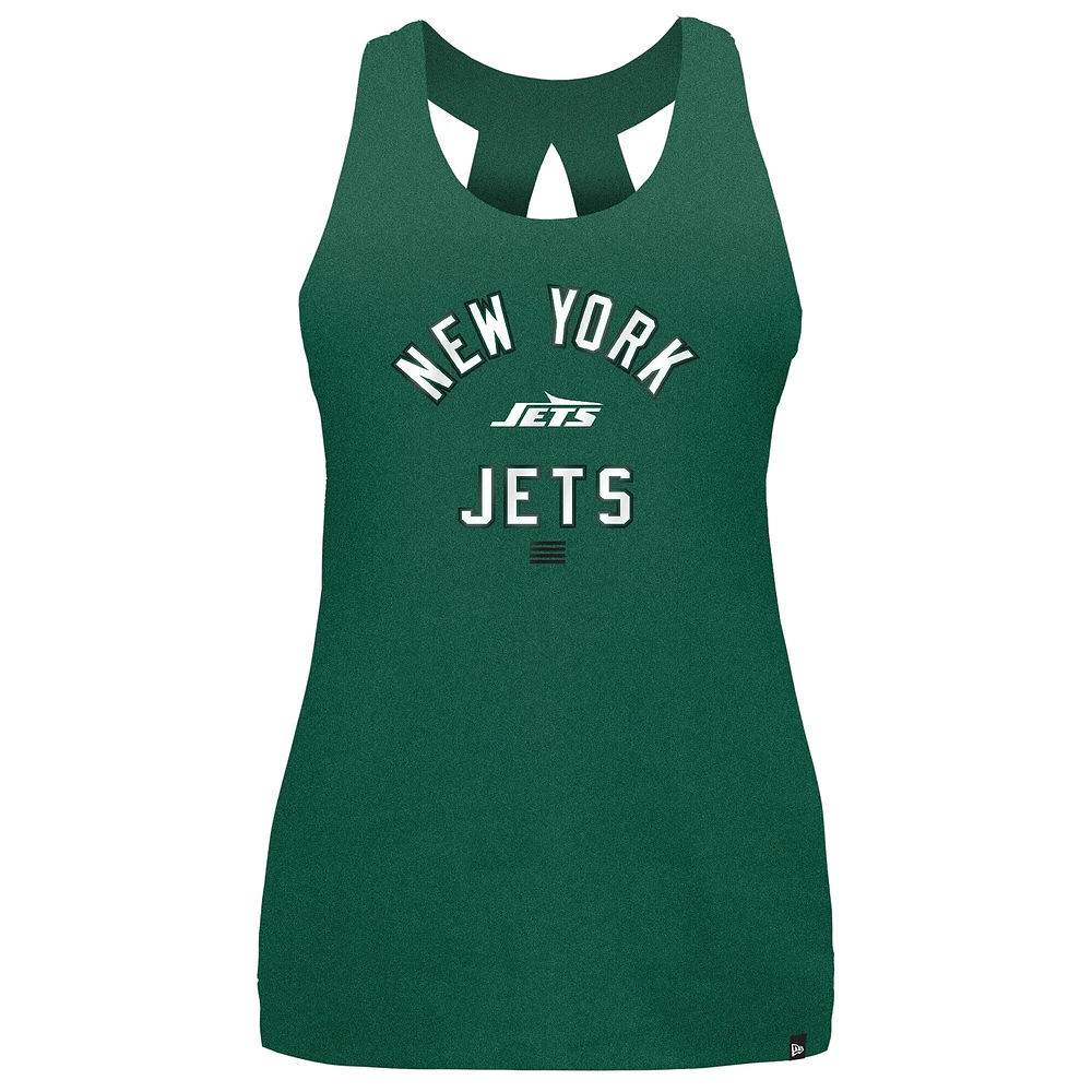 Women's New Era Green York Jets 2024 NFL Training Camp Tank Top