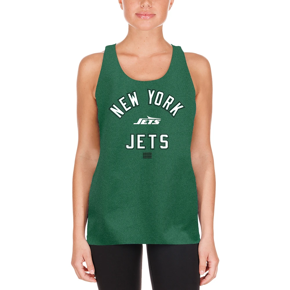 Women's New Era Green York Jets 2024 NFL Training Camp Tank Top