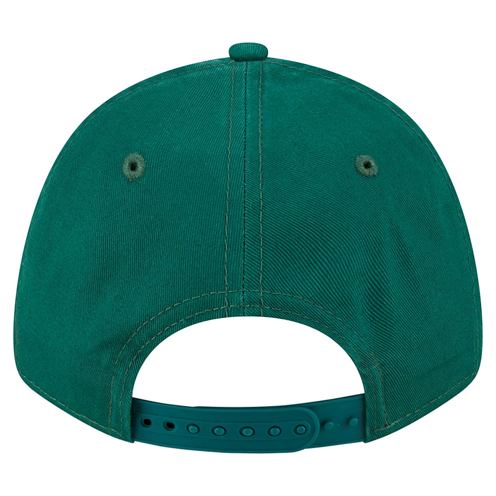 Women's New Era  Green New York Jets Cheer 9FORTY Adjustable Hat
