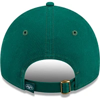 Women's New Era Green New York Jets Game Day Flower 9TWENTY Adjustable Hat