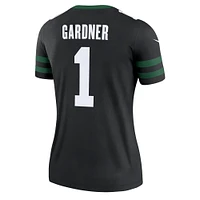 Women's Nike Ahmad Sauce Gardner Legacy Black New York Jets Alternate Legend Player Performance Top