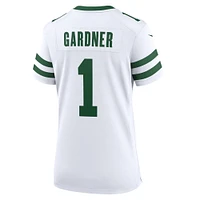 Women's Nike Ahmad Sauce Gardner Legacy White New York Jets Game Player Jersey