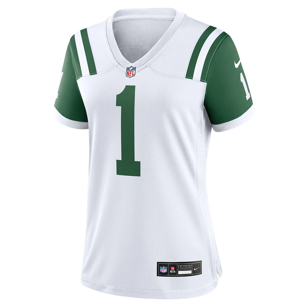 Women's Nike Ahmad Sauce Gardner White New York Jets Classic Alternate Game Jersey