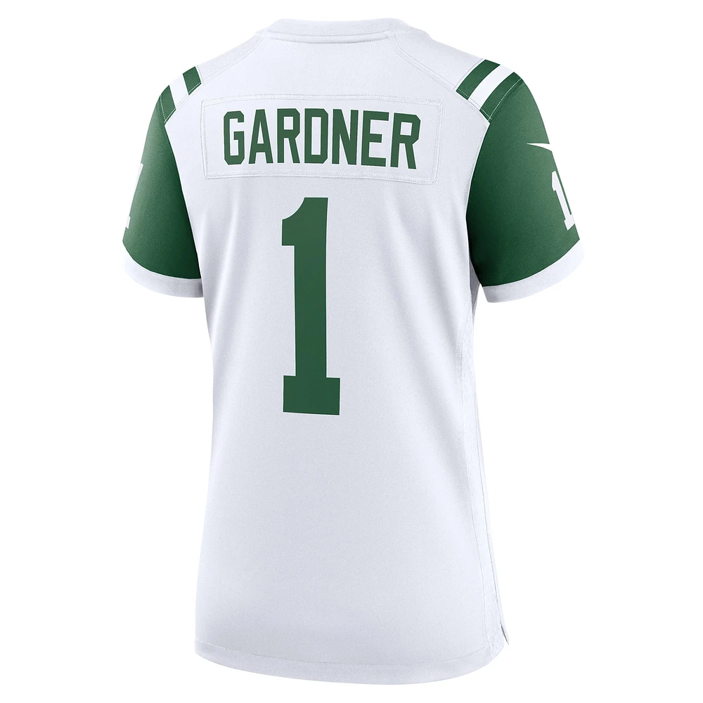 Women's Nike Ahmad Sauce Gardner White New York Jets Classic Alternate Game Jersey