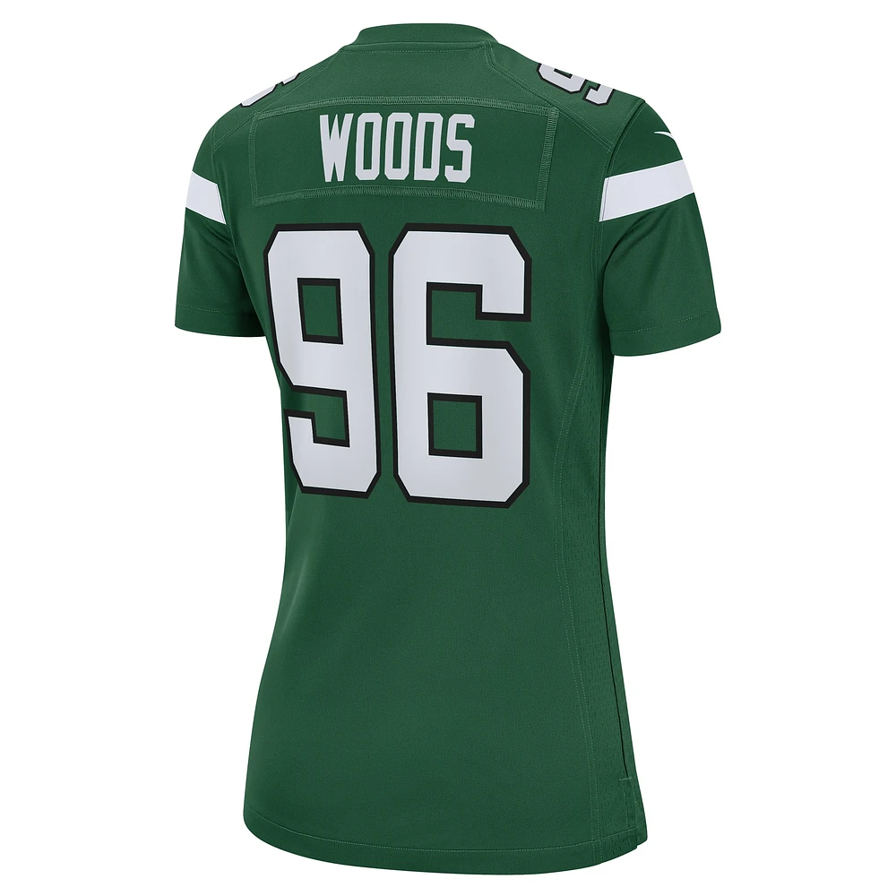 Women's Nike Al Woods Gotham Green New York Jets  Game Jersey