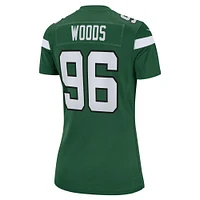 Women's Nike Al Woods Gotham Green New York Jets  Game Jersey