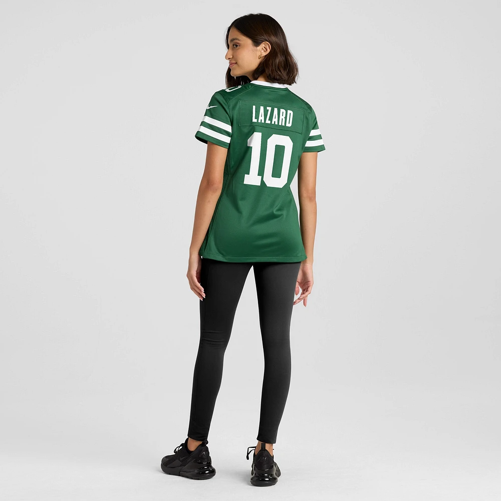 Women's Nike Allen Lazard Legacy Green New York Jets Team Game Jersey