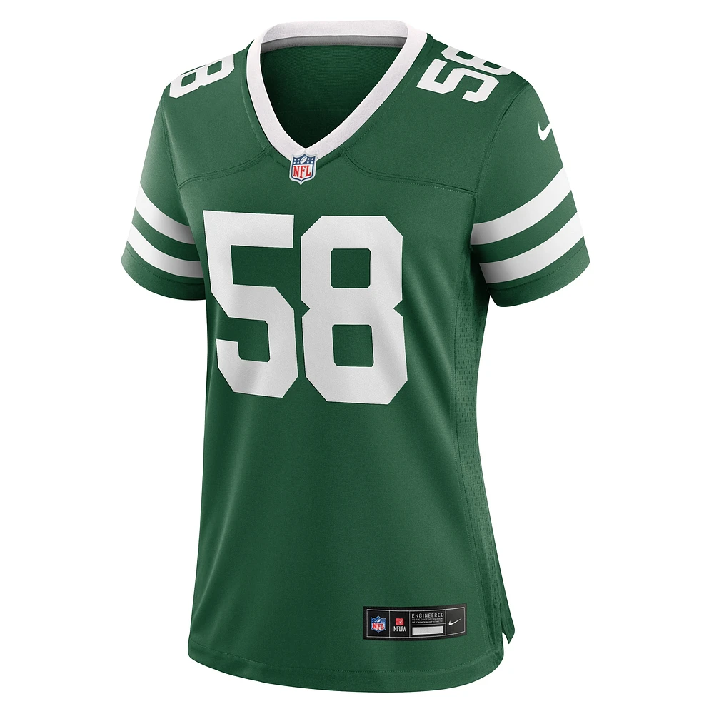 Women's Nike Eric Watts Legacy Green New York Jets Team Game Jersey