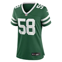 Women's Nike Eric Watts Legacy Green New York Jets Team Game Jersey