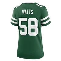 Women's Nike Eric Watts Legacy Green New York Jets Team Game Jersey